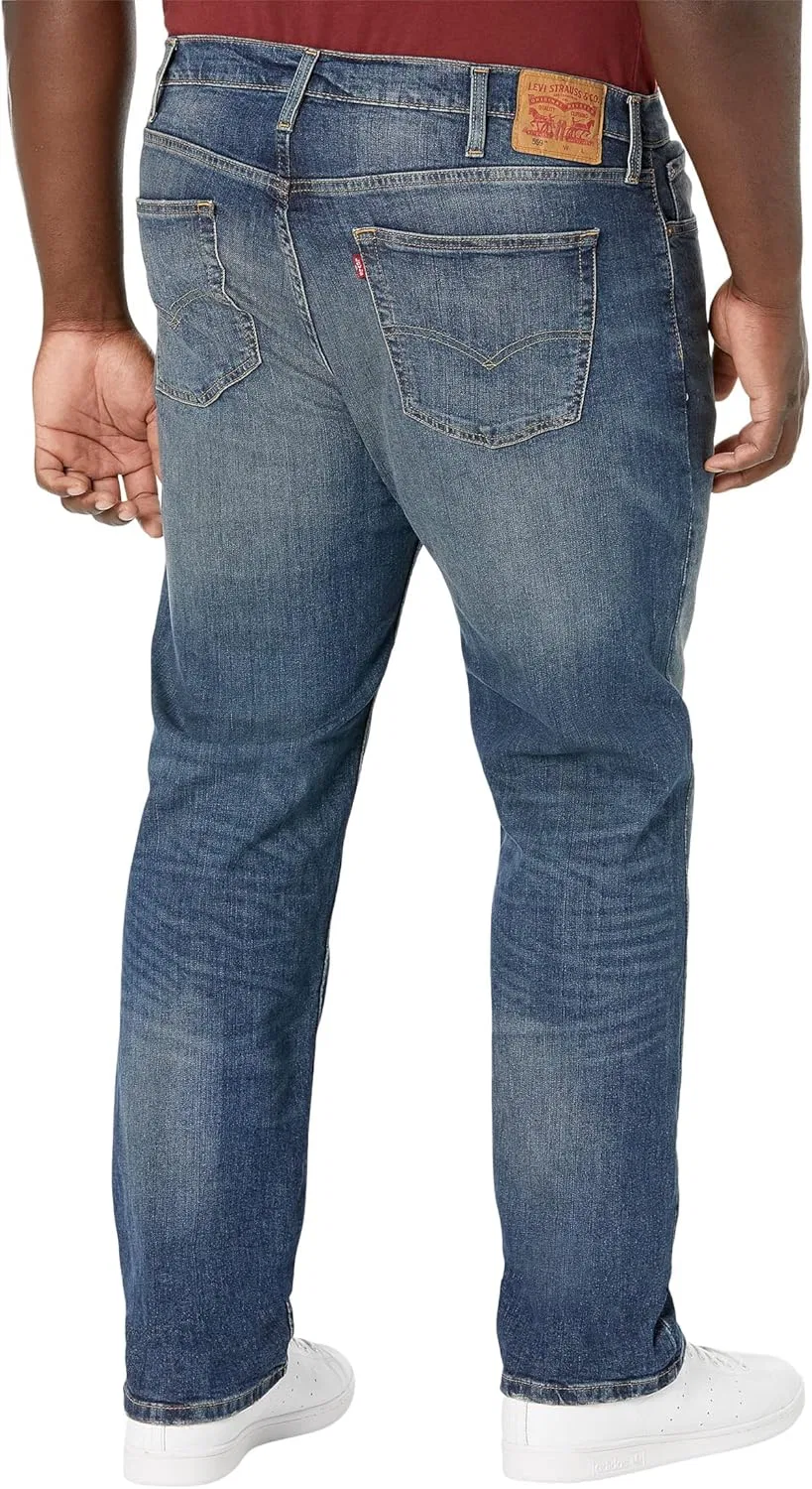 Джинсы Relaxed Straight, Levi's, Funky City - Dark Wash - Stretch — фото 2