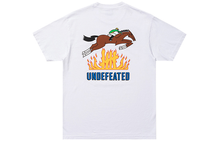 

Футболки унисекс с круглым вырезом, умеренно прямой крой Undefeated, белый