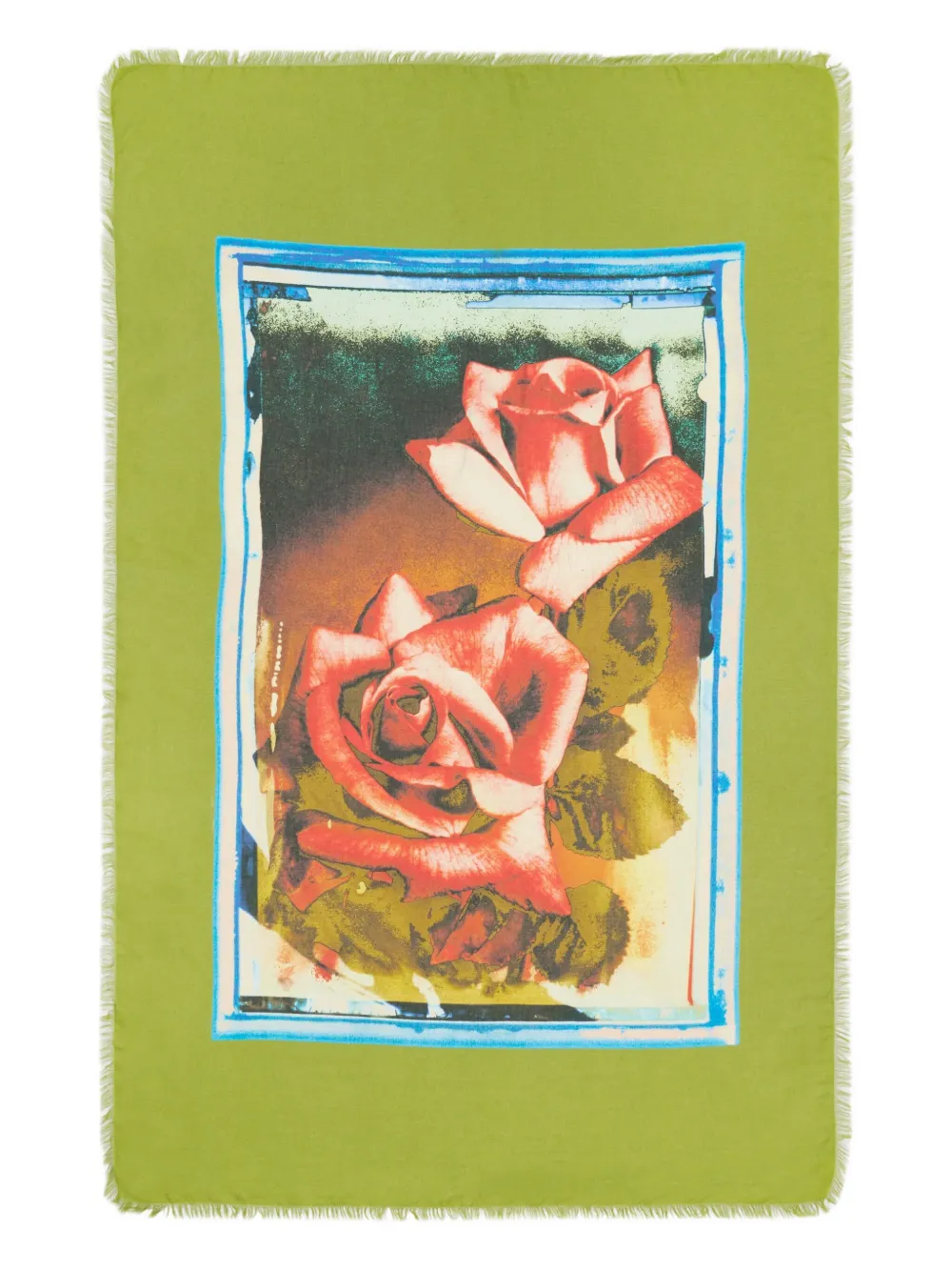 

Юбка Le Paréo с бахромой и принтом Jean Paul Gaultier, зеленый