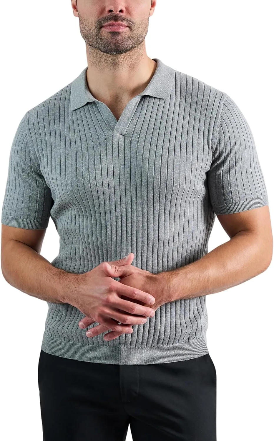 

Haggar мужская вязаная поло с коротким рукавом