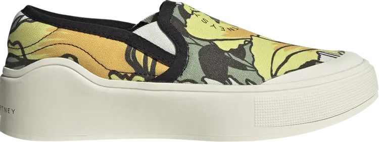Кроссовки Stella McCartney x Wmns Court Slip-On 'Floral', зеленый