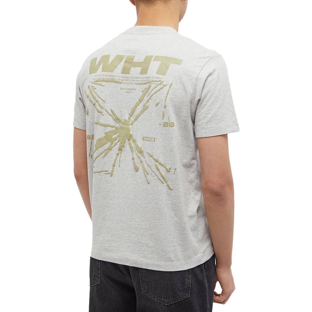 Футболка Splash Arrow Slim из нержавеющей стали Off-White, серый — фото 4