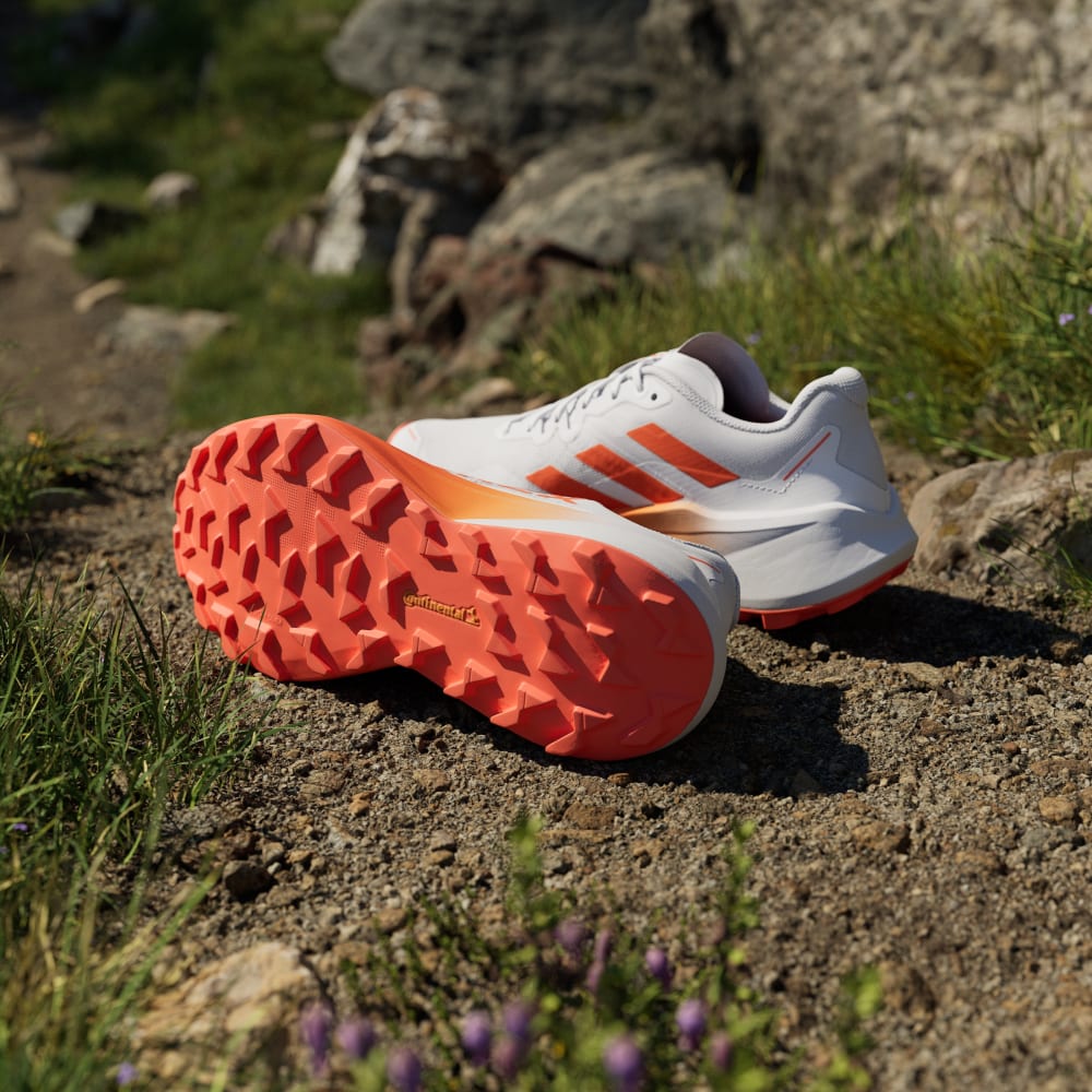 Кроссовки Adidas Terrex Agravic 3 Trail Running Shoes, цвет Cloud White/Semi Impact Orange/Dash Grey — фото 3