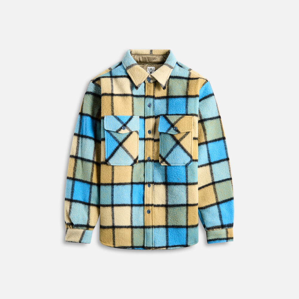 

Рубашка South2 West8 Western Shirt Wool Brushed Plaid Twill, цвет Blue/Yellow