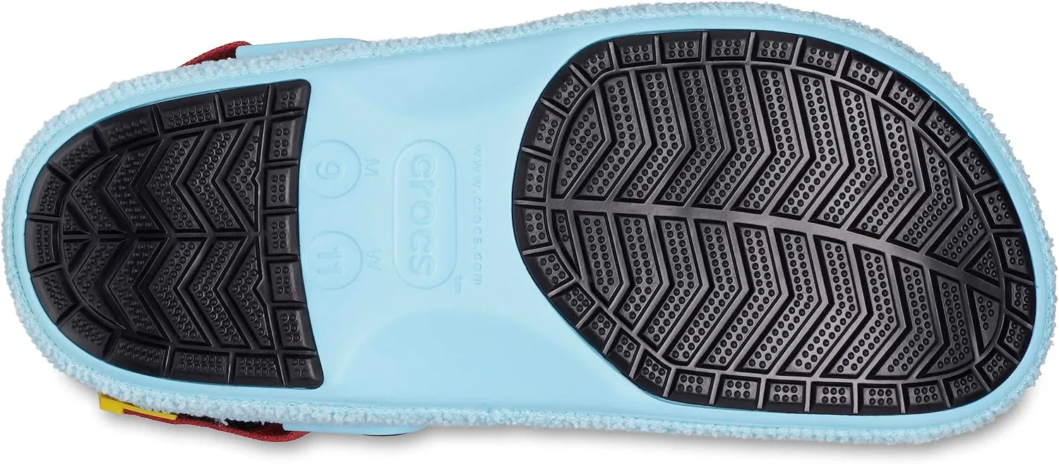 Кроксы Unisex Adult Classic Ro Adjustable Terry Clog Crocs, Arctic Multi — фото 3