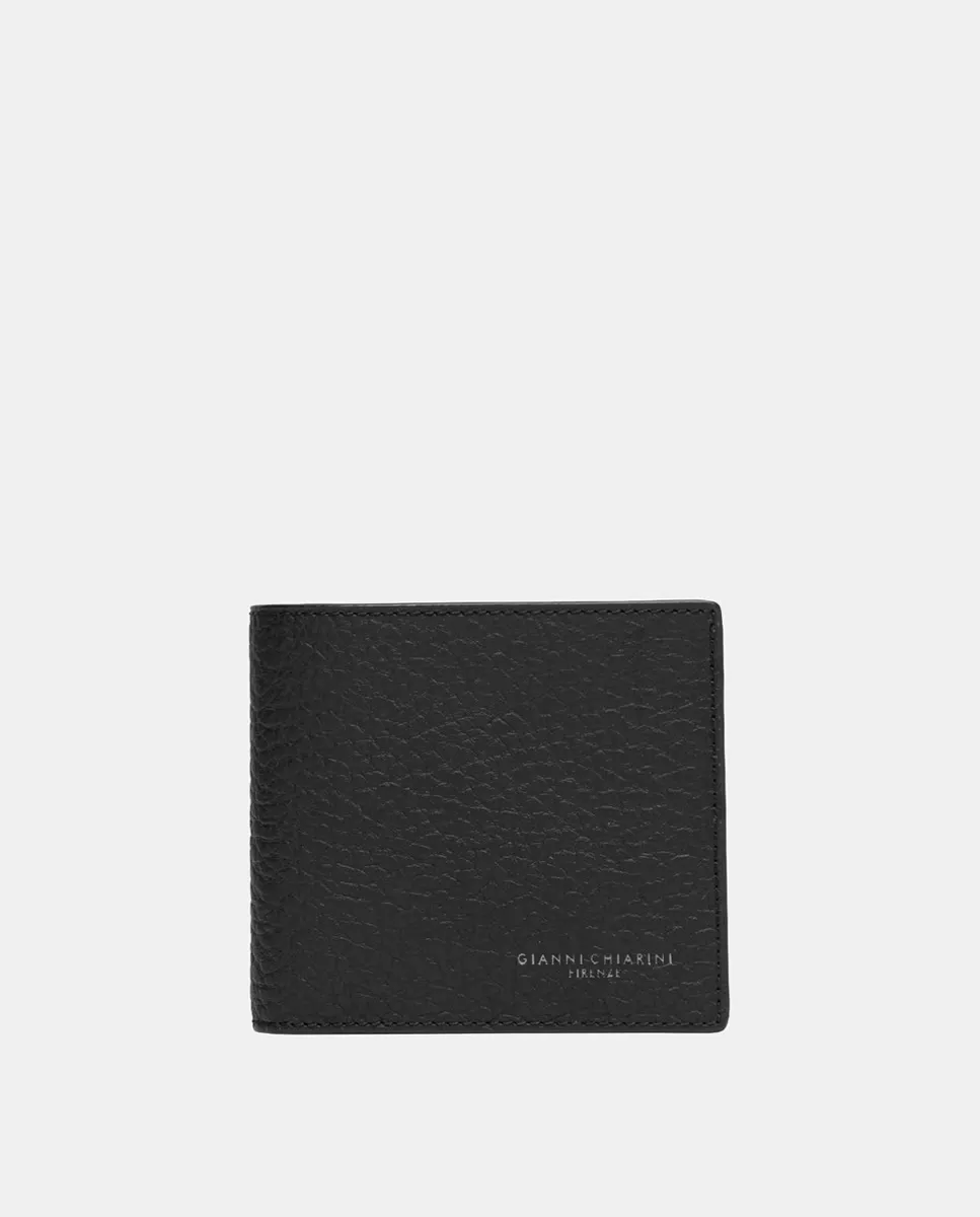 

Кошелек Gianni Chiarini из зернистой кожи, черный