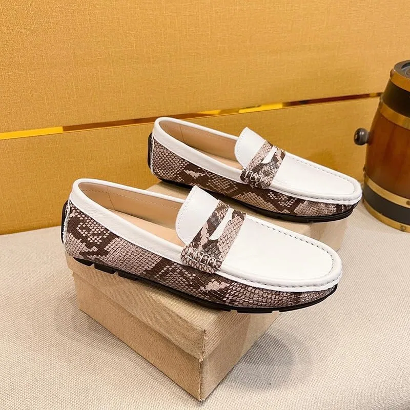 Лоферы Two Tone, без бренда, без модели, двухцветный PUGHGAETZF — фото 4