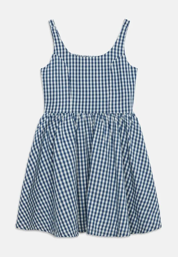Платье-Майка с квадратным вырезом, повседневное платье Gap, Blue — фото 3