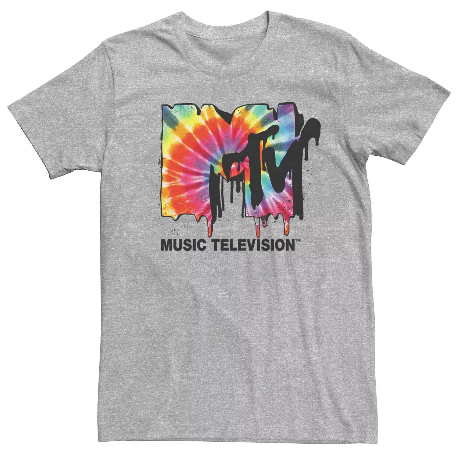 

Мужская футболка с логотипом MTV Tie Dye Drip Licensed Character