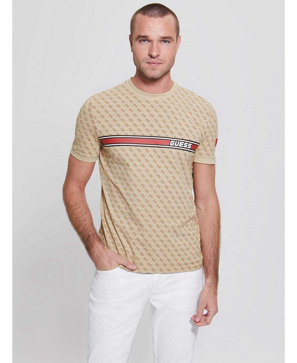 

Мужская футболка Eco Jamey с логотипом GUESS