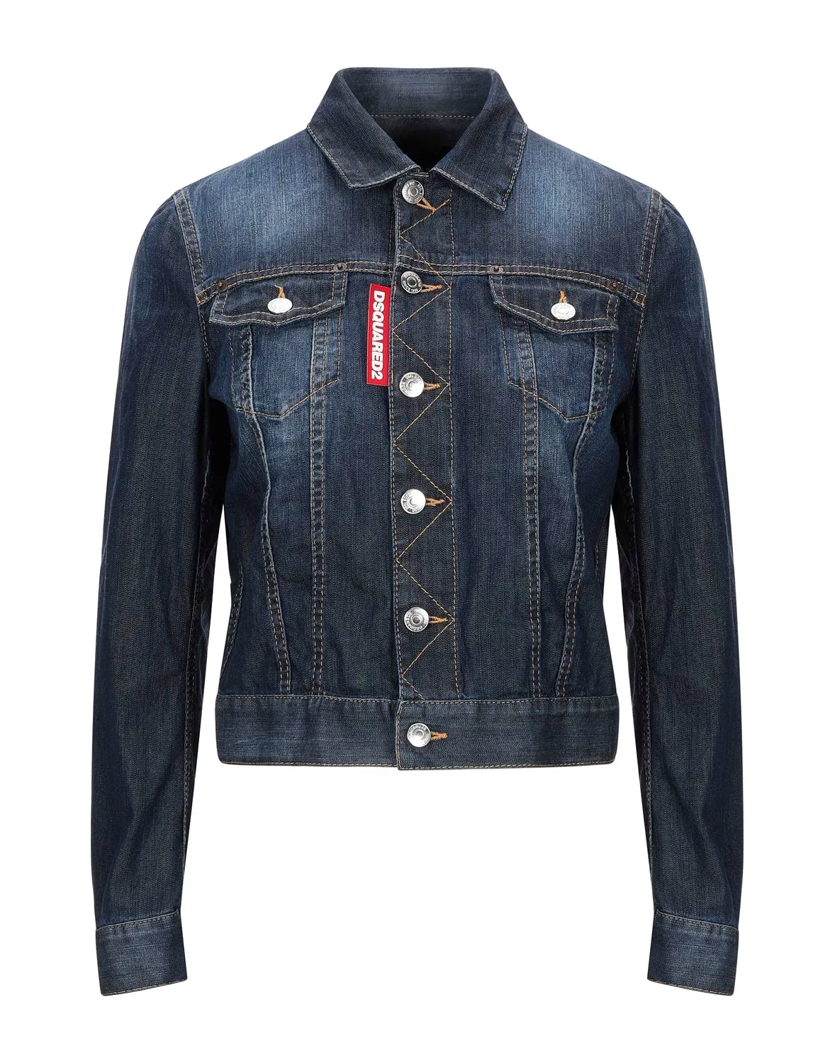 Джинсовая куртка деним DSQUARED2 синяя