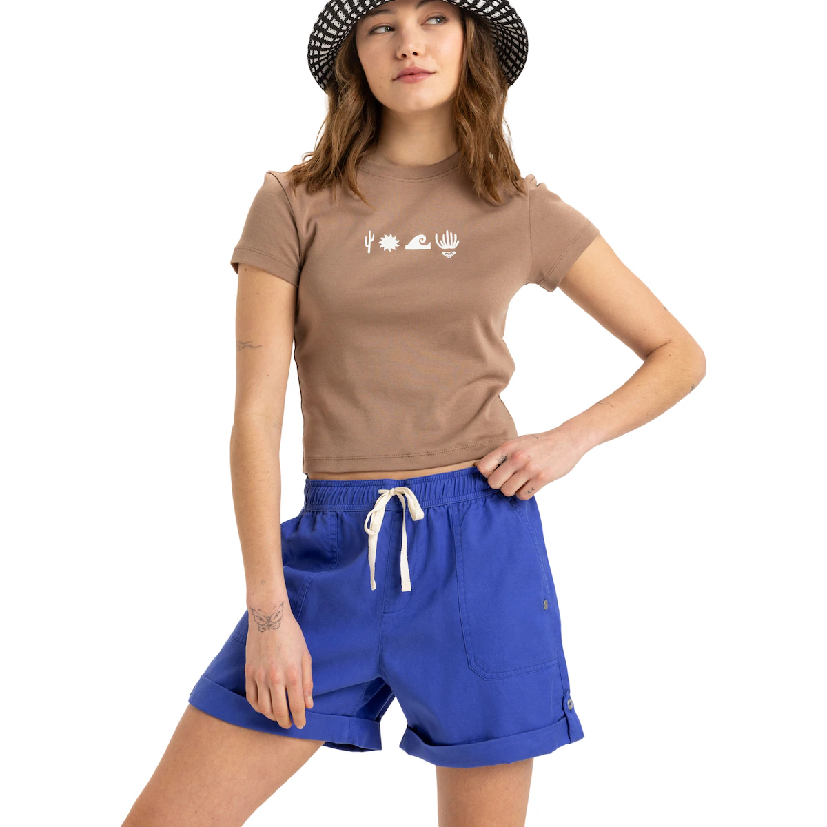 

Женские шорты Roxy Sweetest Day, фиолетовый