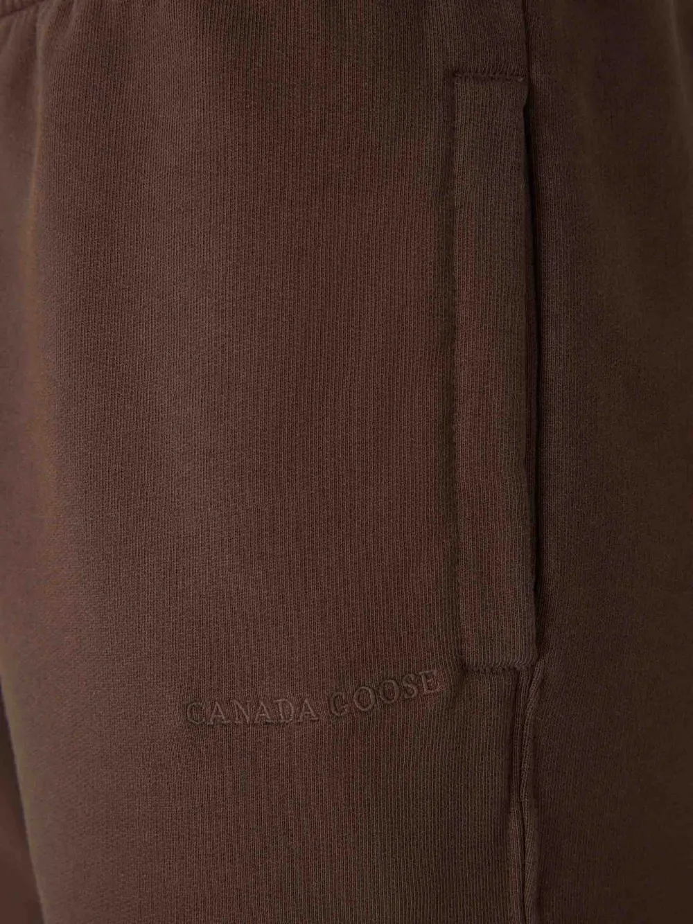 Спортивные брюки с вышивкой Canada Goose, коричневый — фото 4
