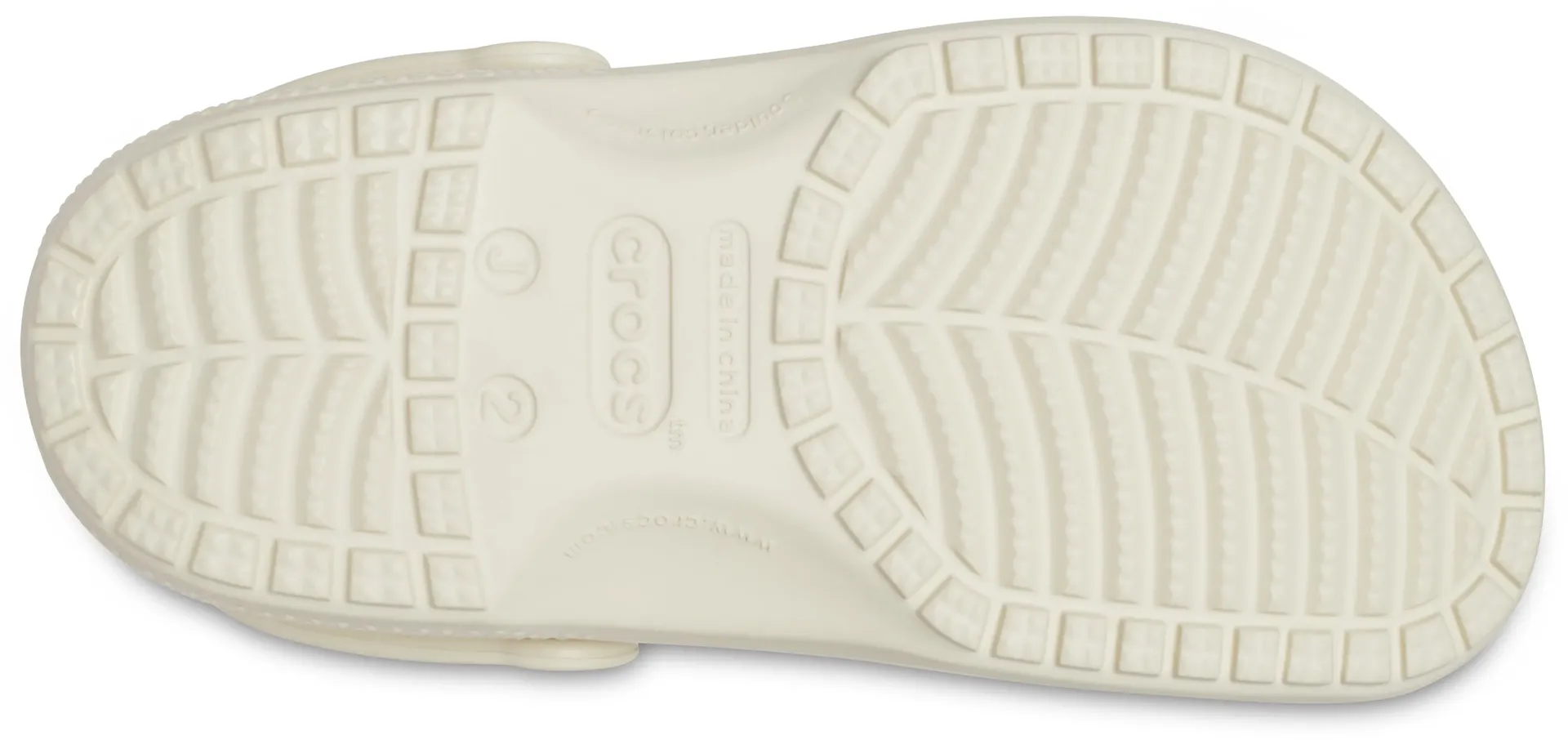 Сабо Crocs "Classic K", летняя обувь, тапочки, купальная обувь с поворотным ремешком на пятке, бежевый — фото 3