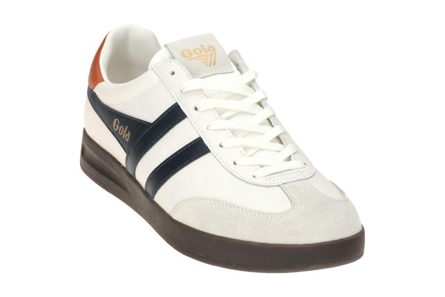 Кроссовки Gola Cyclone Shoes белые синие мужские CLB743 — фото 3