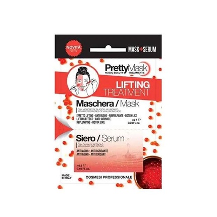 

Подтягивающая маска + сыворотка 7+3 мл Pretty Mask