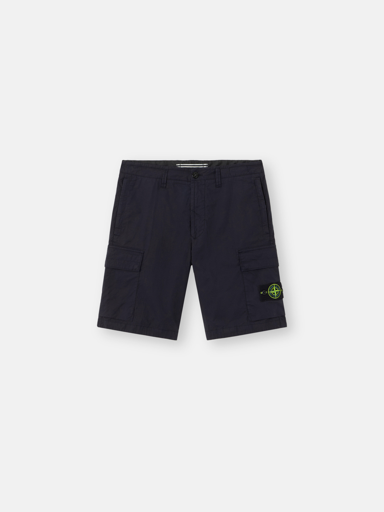 

Шорты-бермуды классического кроя-карго Stone Island L100L08 STRETCH COTTON TELA 'PARACADUTE', Navy Blue