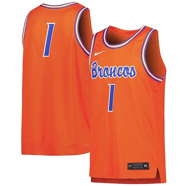 

Мужская баскетбольная майка Boise State Broncos #1 orange Nike
