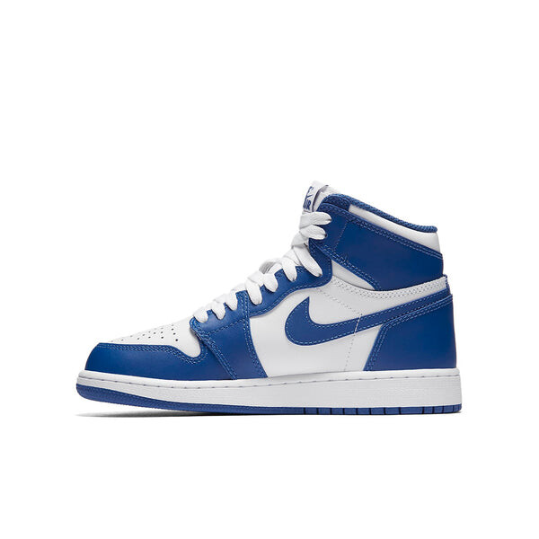 Кроссовки 1 высокий og Air Jordan, синий — фото 2