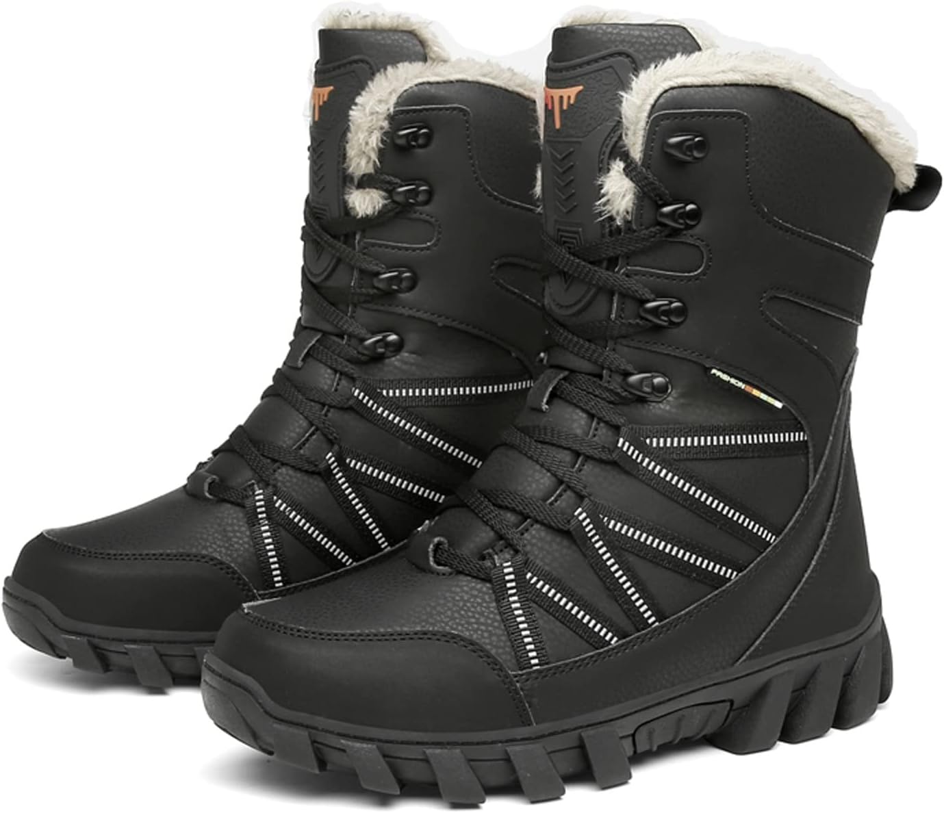 

Мужские тактические боевые ботинки Eliogn, водонепроницаемые, прочные, кожаные, военные, теплые, для работы и снега, черный