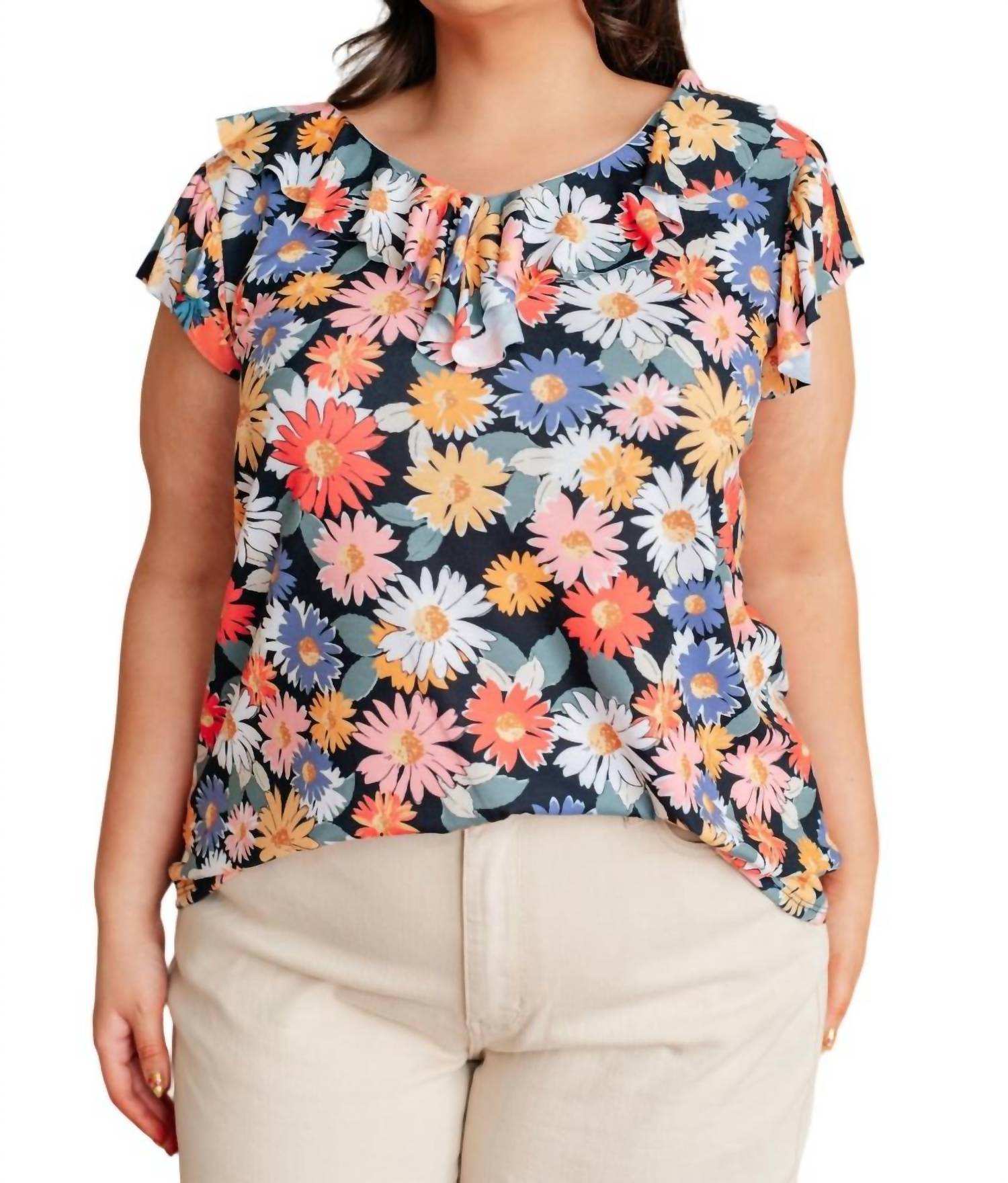 

Топ Flower Power Floral в цвете Multi Now N Forever