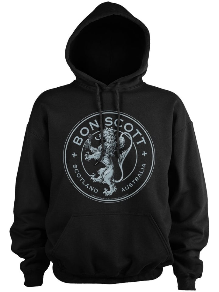 

Толстовка Bon Scott Seal Hoodie черного цвета AC/DC