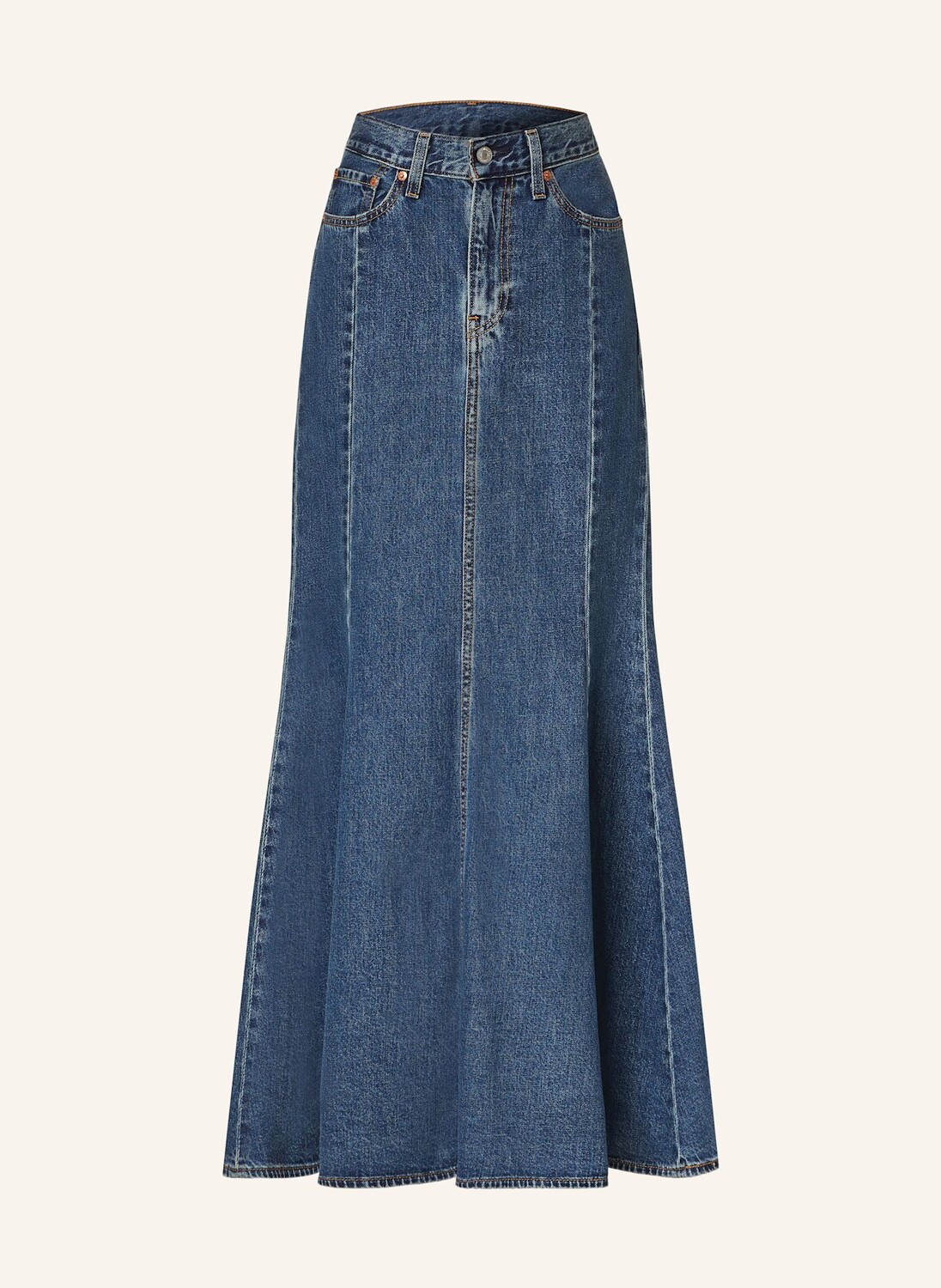 

Джинсовая юбка Levi's, цвет 01 Dark Indigo - Flat Finish