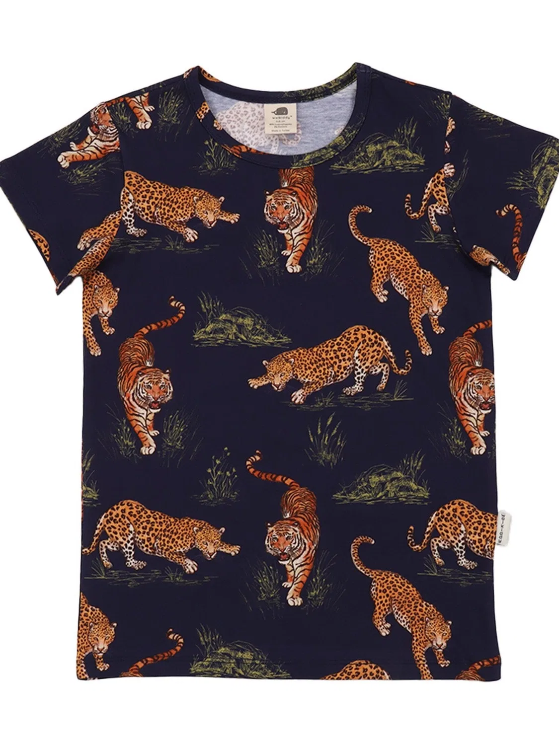 Футболка 'Walkiddy - Tigers and Leopards T-Shirt' Walkiddy, Navy