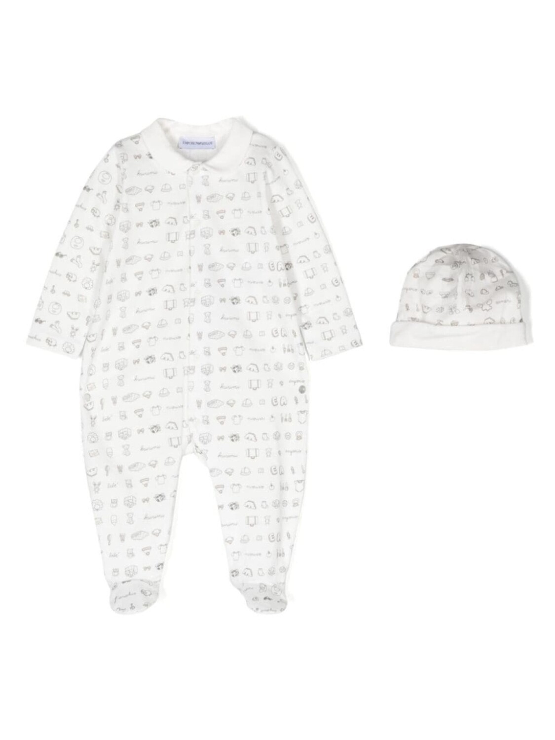 

Emporio Armani Kids пижама с принтом, белый
