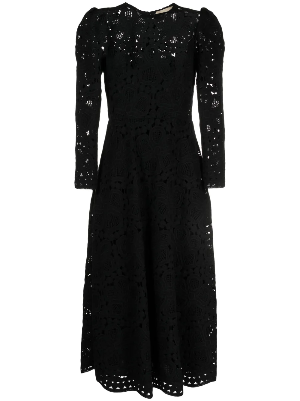 

Платье миди Elie Saab, черный