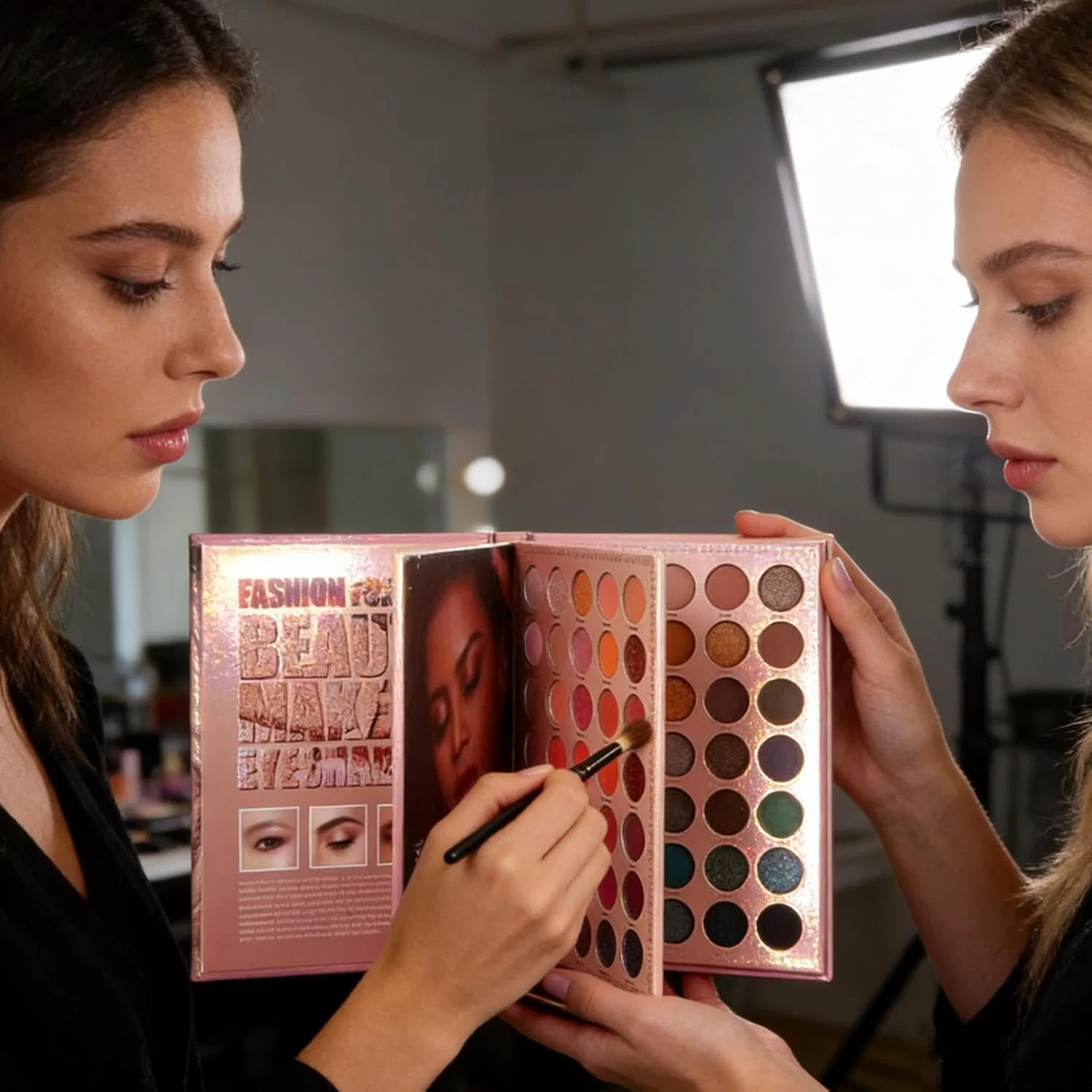 Палетка теней для век Colorful Makeup Palette, 105 цветов, матовые и шиммерные оттенки — фото 4