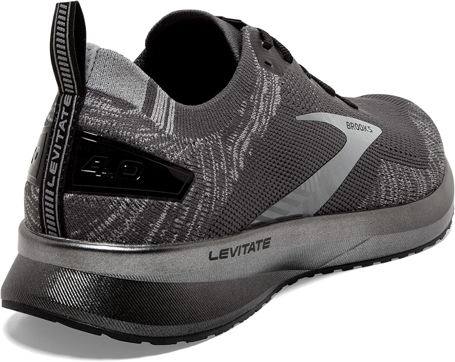 Мужские кроссовки для бега Brooks Ghost 13 Neutral, черный/серый — фото 4