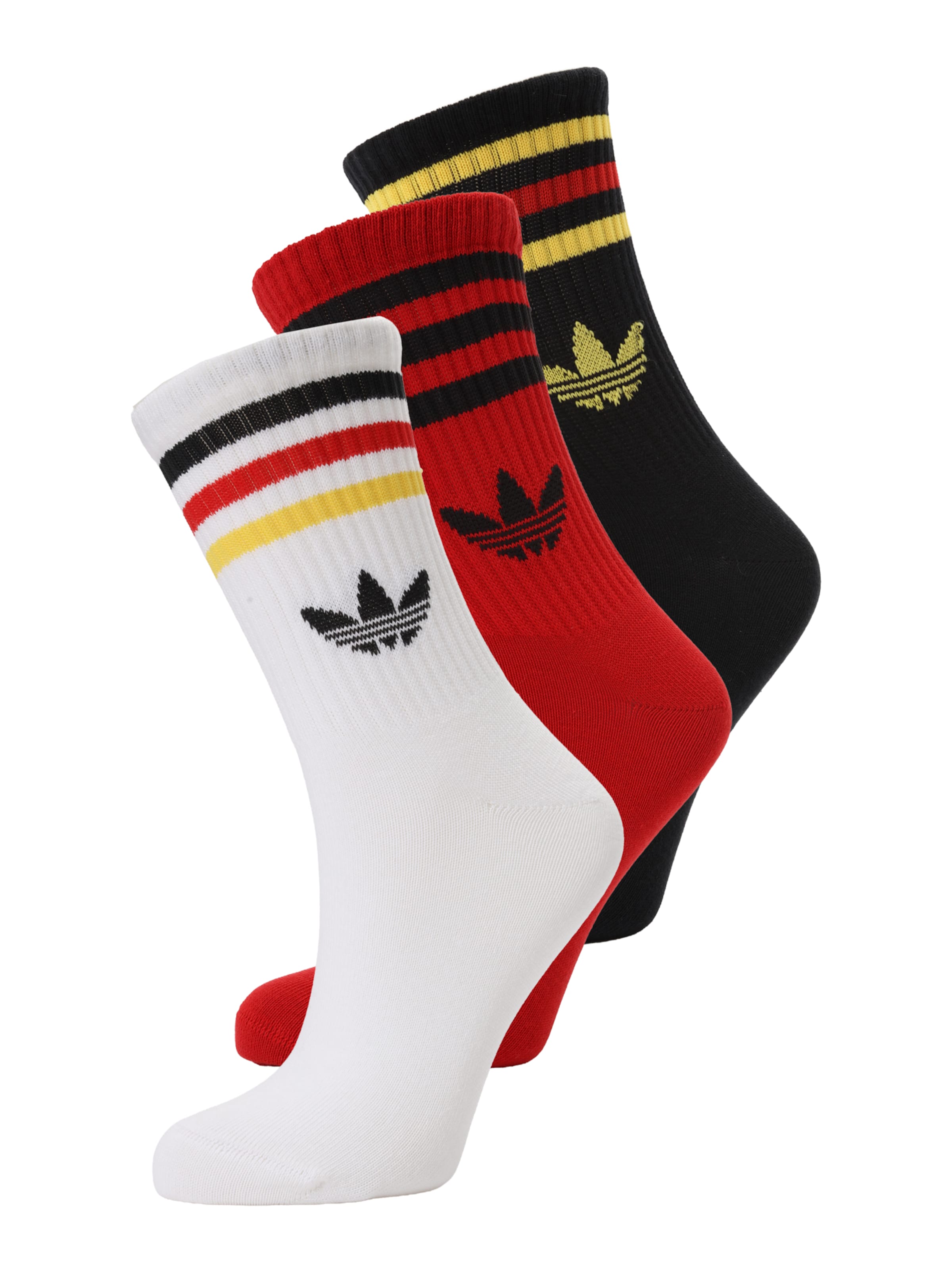 

Adidas Originals Спортивные носки в цветах Red, Black, White