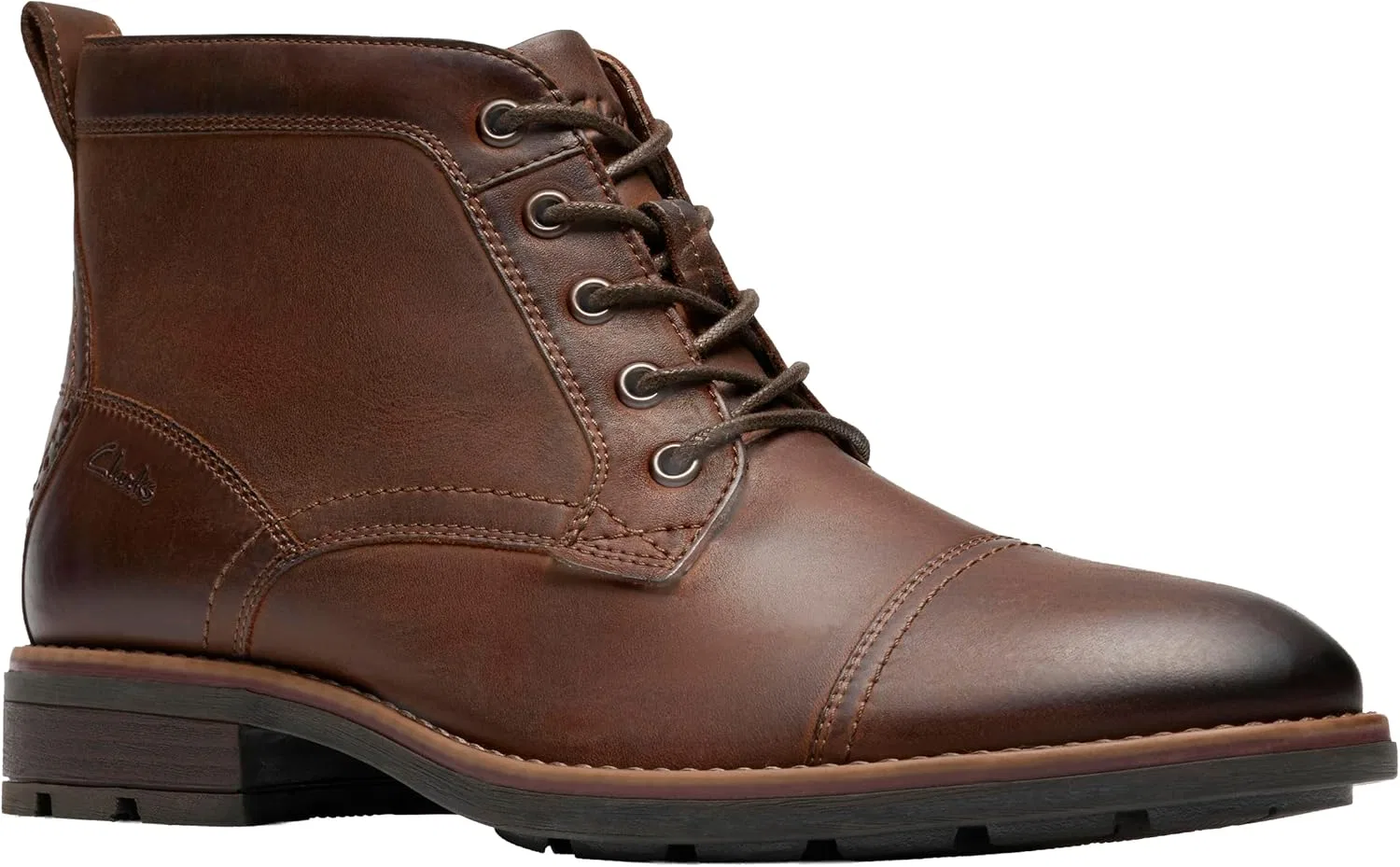 Мужские ботинки Clarks Emmet Zip Chelsea Boot, Navy Knit — фото 4