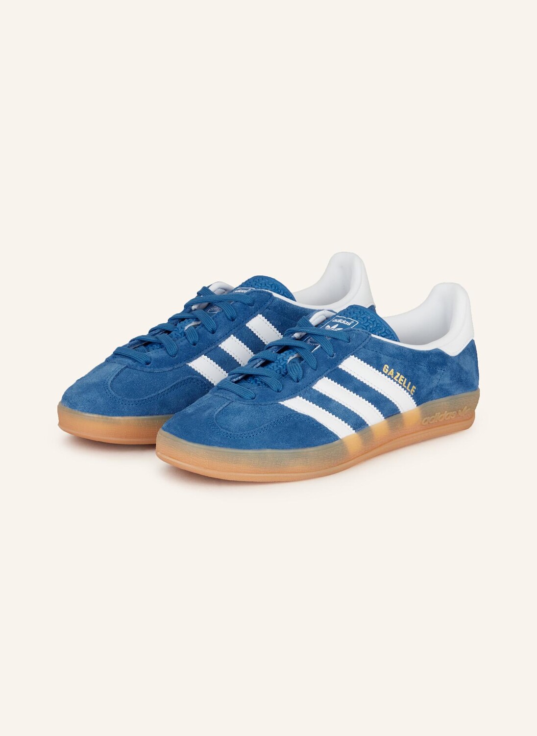 Кроссовки газель комнатные Adidas Originals, синий