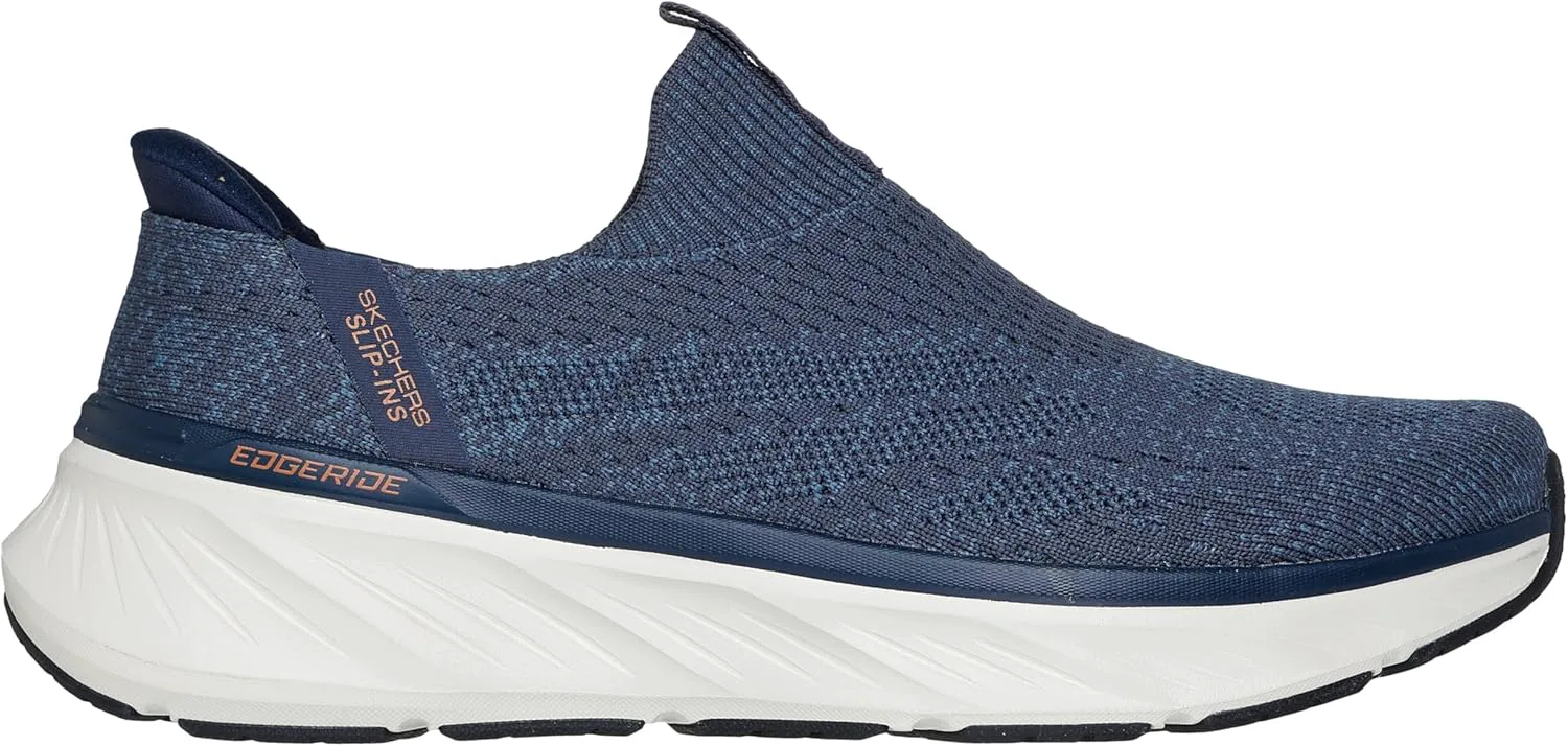 Мужские кроссовки Skechers Edgeride Commissioner с удобной посадкой без шнурков — фото 3