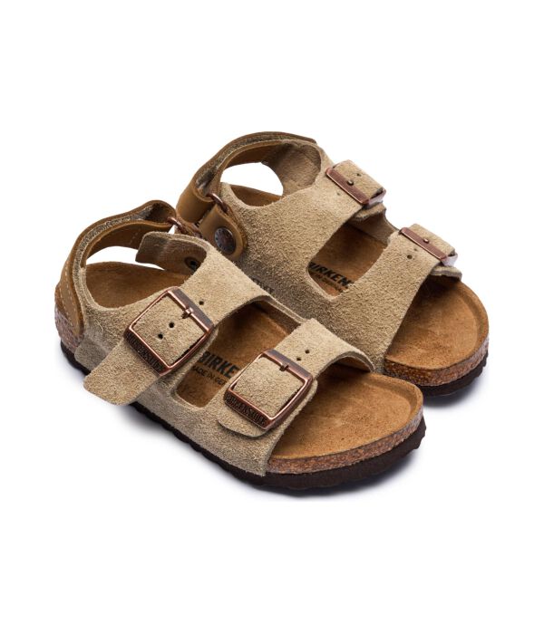 Кожаные сандалии milano kids leve Birkenstock, желтый — фото 3