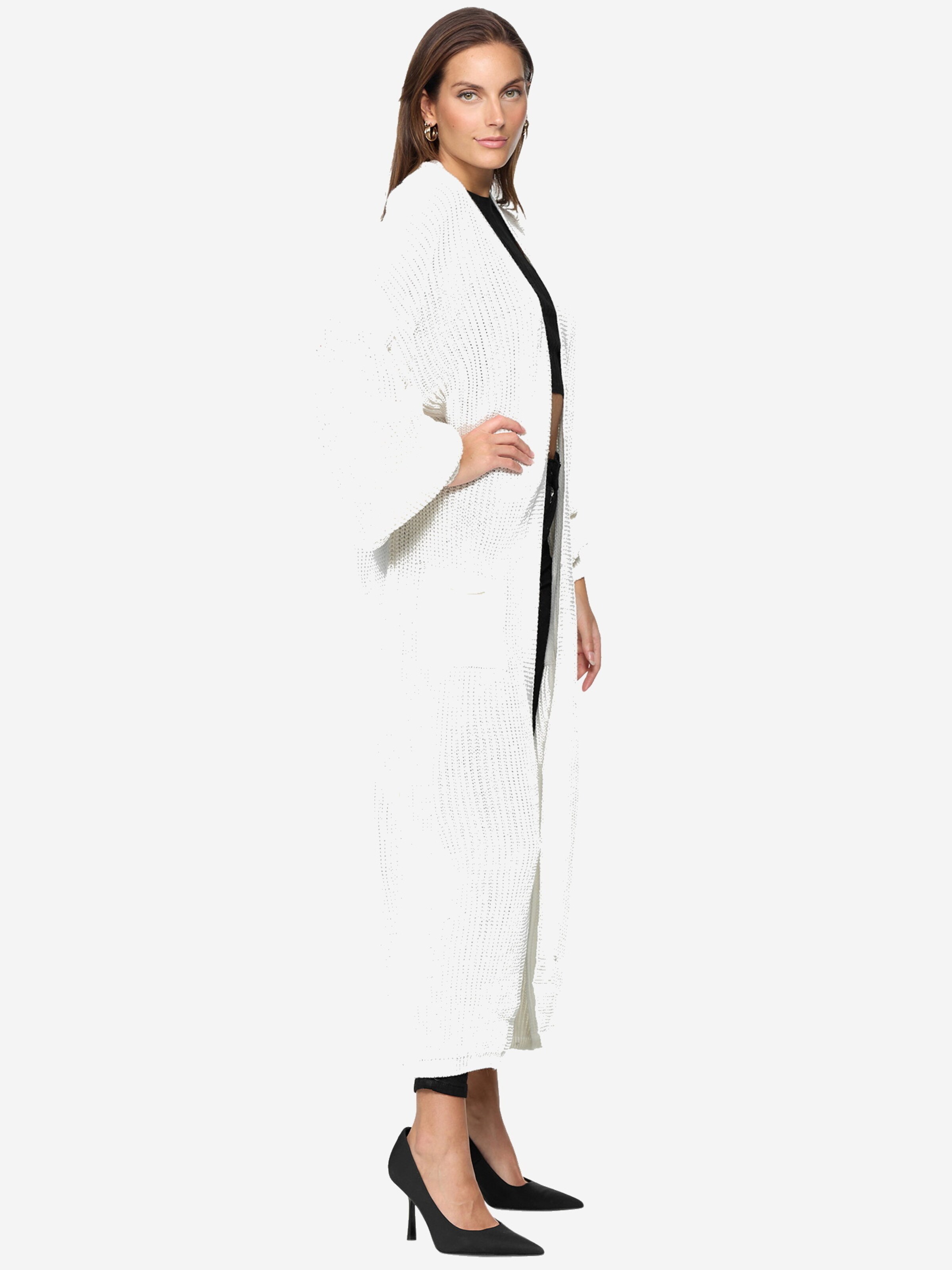 

Elara Вязаное пальто из шерсти белое