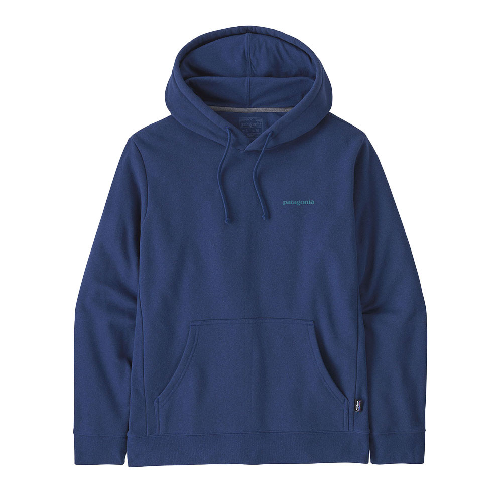 

Мужская толстовка Patagonia Boardshort Logo Uprisal Hoody, Clement Blue