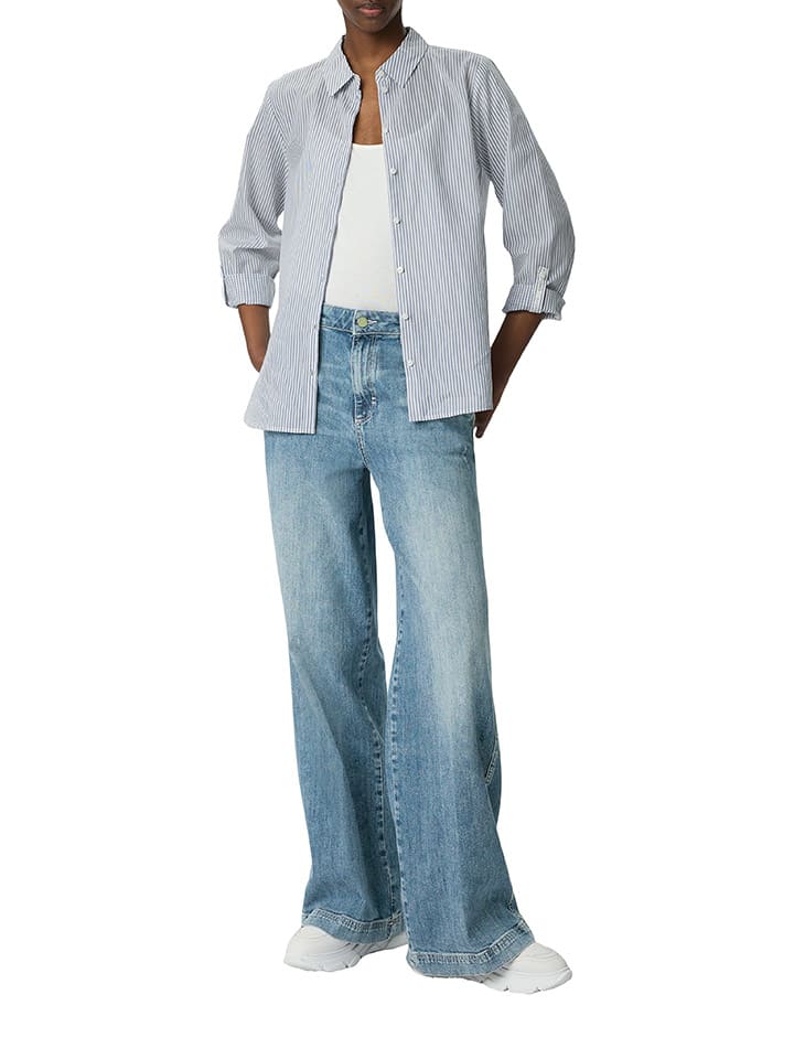 

s.Oliver Блузка темно-синего/белого цвета