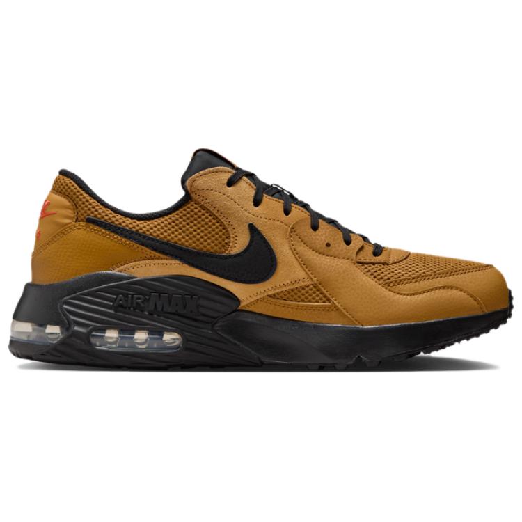 Кроссовки Air Max Excee низкие повседневные мужские Nike, Rye желтый/черный/Space Clay желтый — фото 3