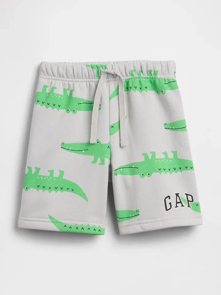 Шорты с принтом GAP, серый