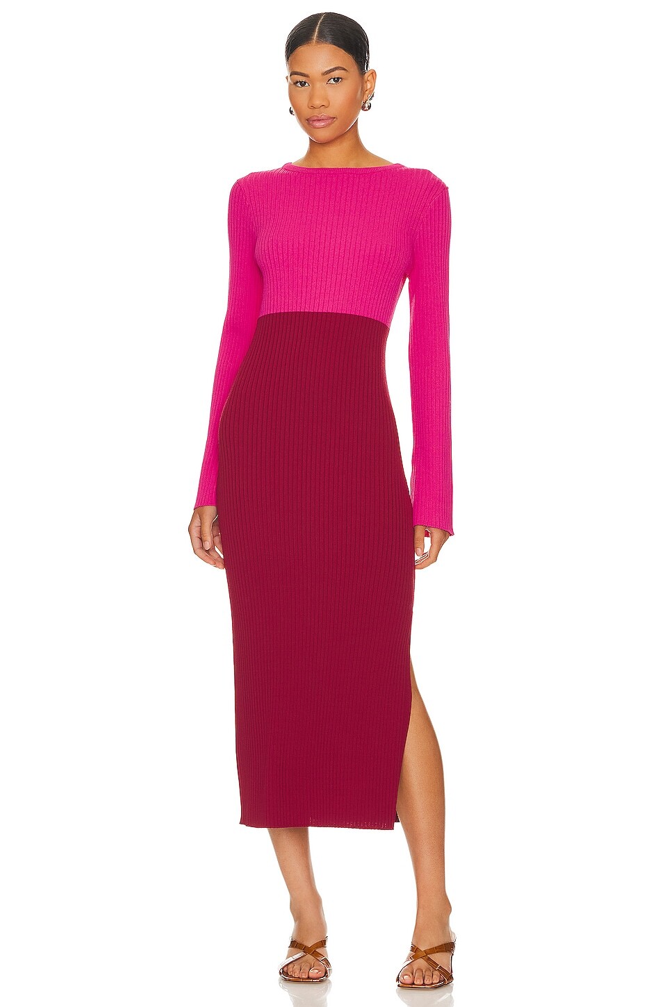 

Платье Line & Dot Frankie, цвет Pink & Burgundy