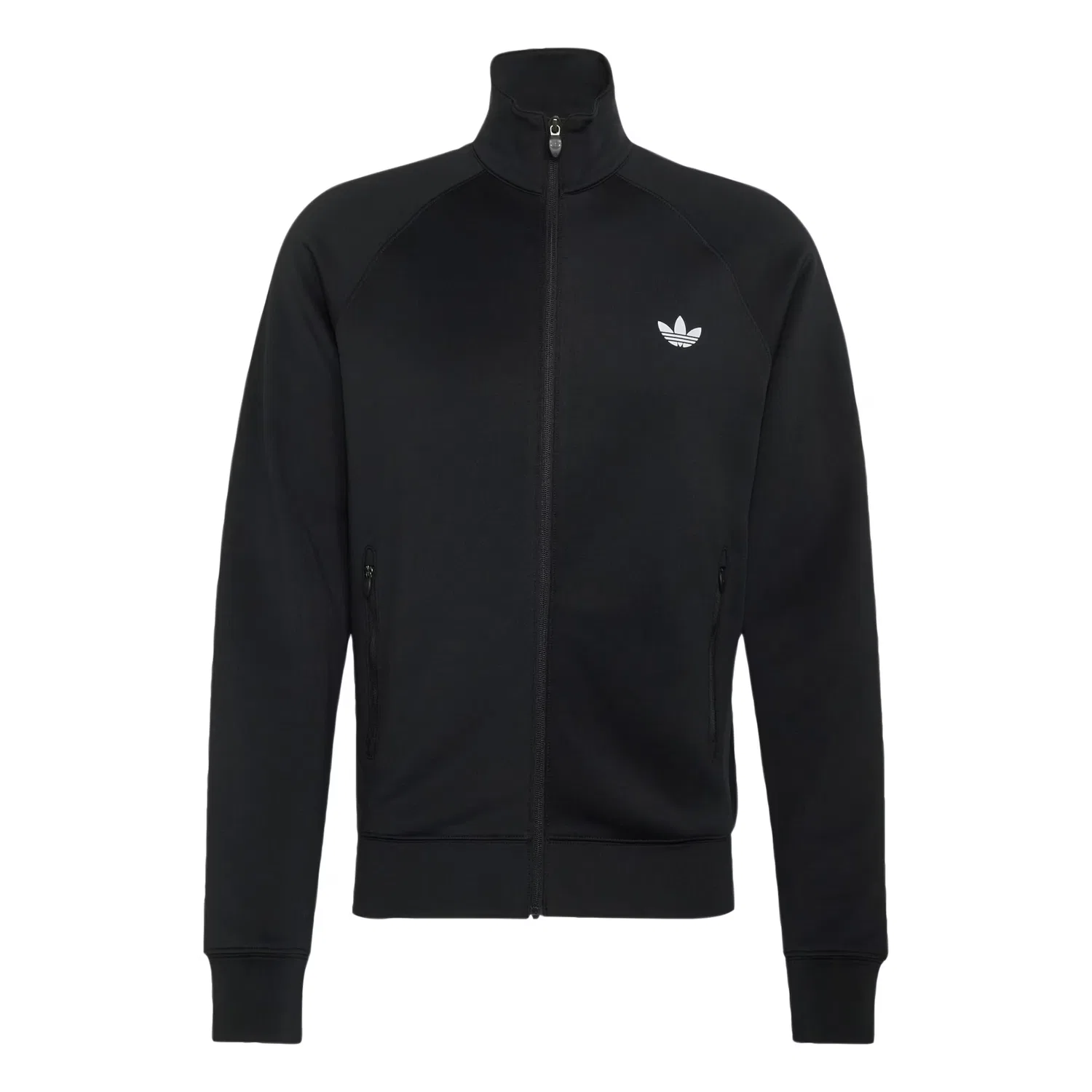 Толстовка на молнии Adidas Originals Trefoil Essentials черного цвета