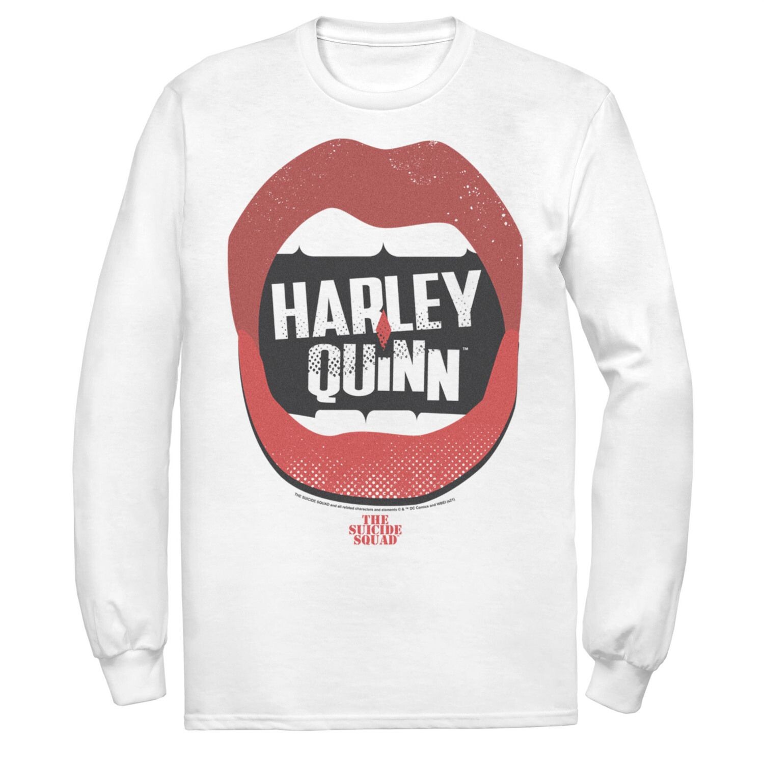 

Мужская футболка Suicide Squad Harley Quinn Lips Licensed Character