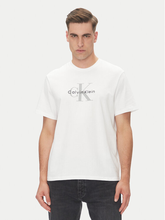 

Футболка обычного кроя Hero Monologo LV04RB862G Calvin Klein Jeans, белый