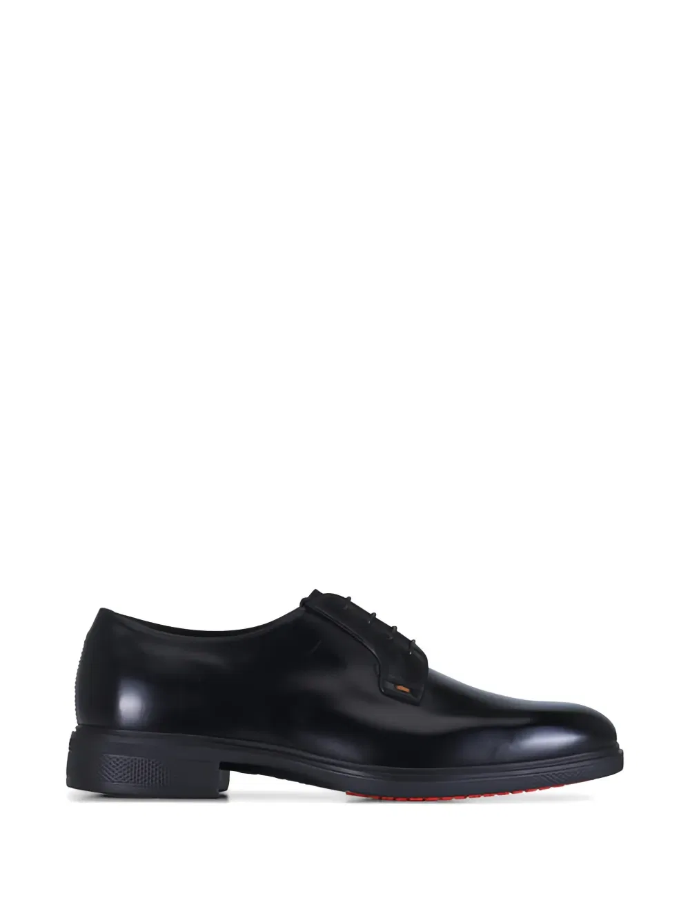 Кожаные туфли-дерби Santoni, черный