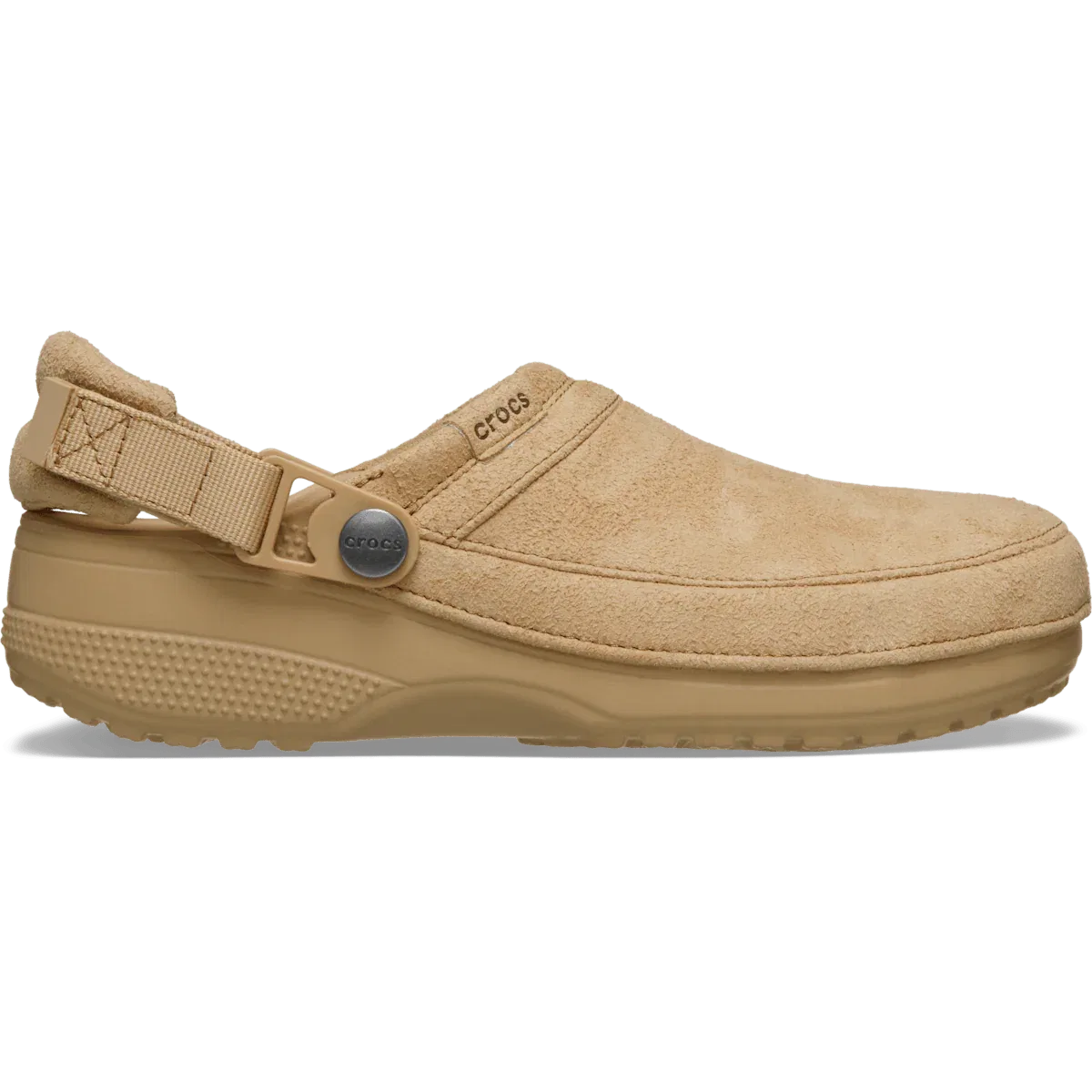 Классические сабо из веганской замши ручной работы Crocs, Cashew