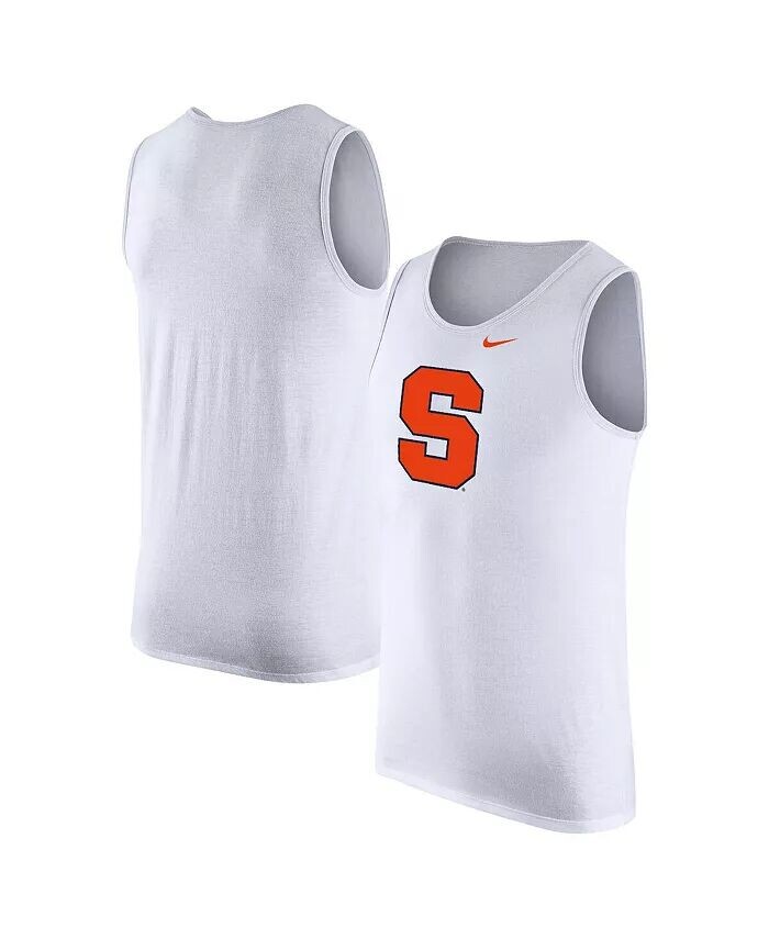 

Мужская белая майка Syracuse Orange Nike