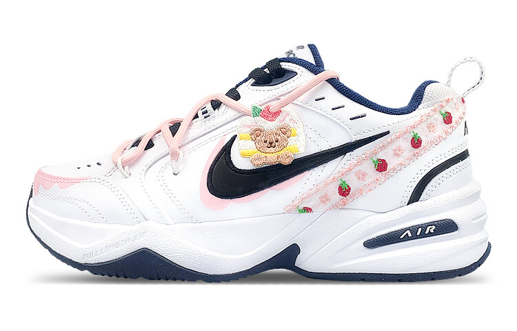 

Кроссовки Nike Air Monarch 4 Chunky Sneakers Unisex Low-top White/pink, белый